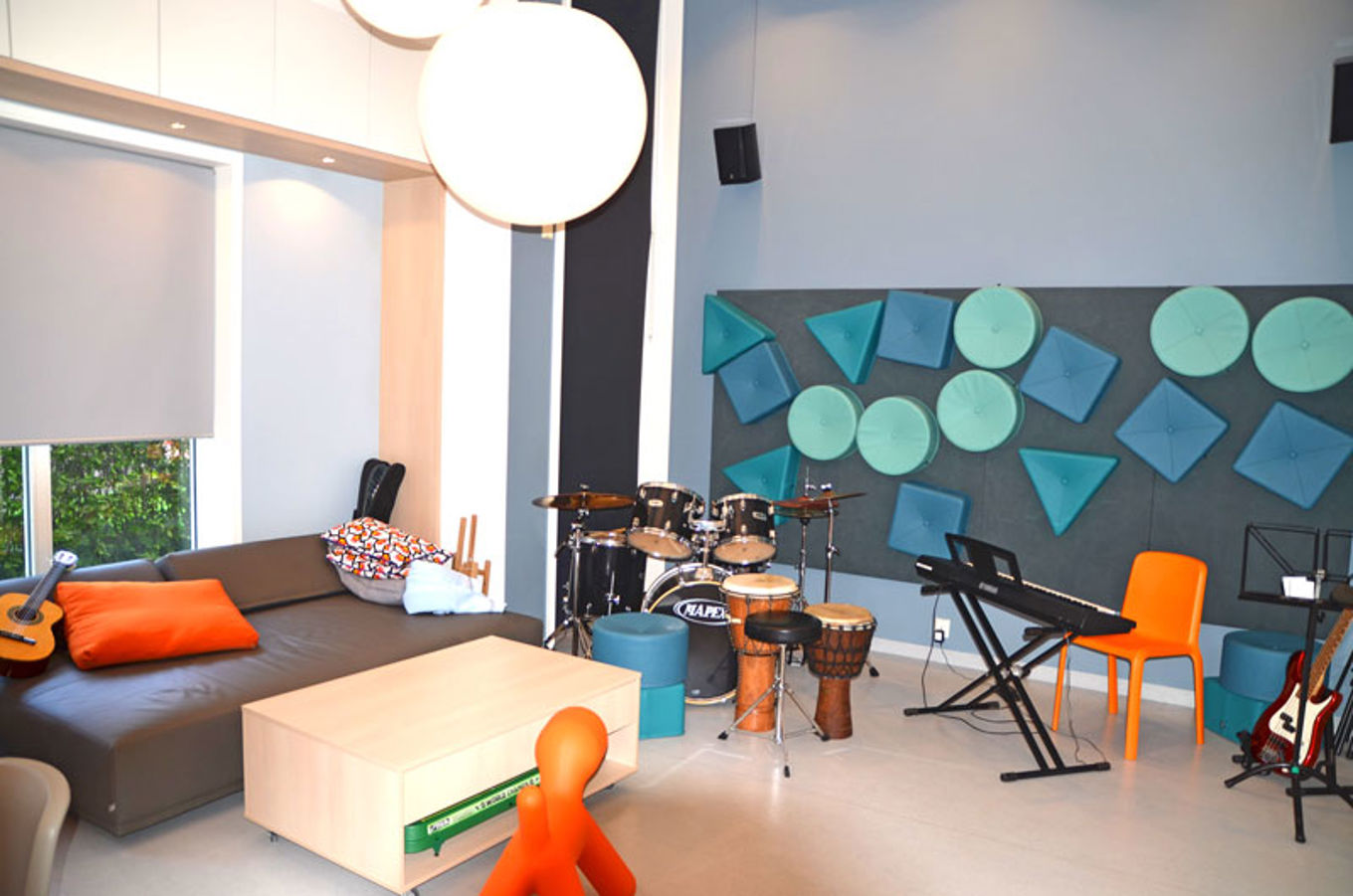 Foto: Bilde av ungdomsrommet på Rikshospitalet, OUS Bilde av ungdomsrommet på Rikshospitalet