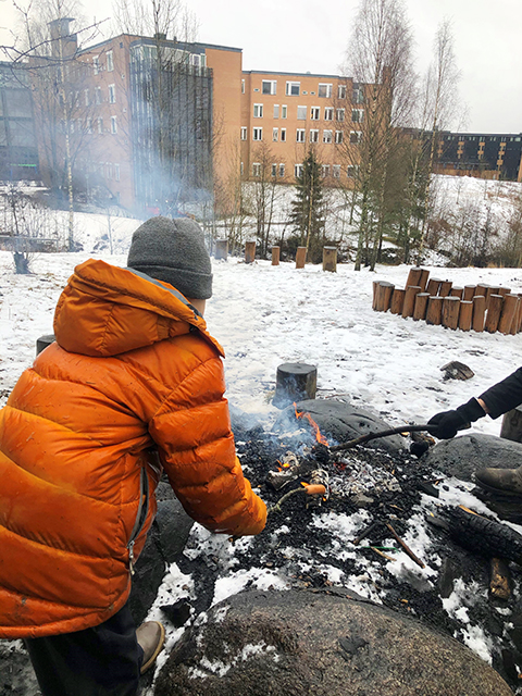 Utedag på Rikshospitalet mars 2020
