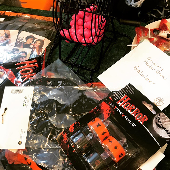 Bingo og premier fra OD-dagen på Rikshospitalet oktober 2019